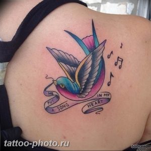 рисунка тату воробей 03.12.2018 №086 - photo tattoo sparrow - tattoo-photo.ru